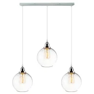 Lampy sufitowe - NEW YORK LOFT No. 2 CL3 chrom Szklany żyrandol Altawola Design - miniaturka - grafika 1