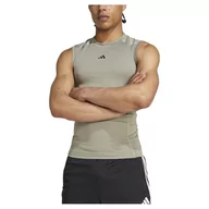 Koszulki sportowe męskie - adidas Męska koszulka treningowa Techfit bez rękawów, XXL - miniaturka - grafika 1