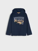 Swetry dla chłopców - Sinsay - Bluza - granatowy - miniaturka - grafika 1