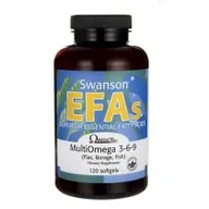 Serce i układ krążenia - Swanson, Usa Multiomega 3-6-9 - suplement diety 120 kaps. - miniaturka - grafika 1