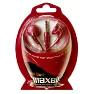 Słuchawki - Maxell Color Buds czerwone - miniaturka - grafika 1