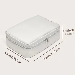 Prosta Kosmetyczka W Jednolitym Kolorze Z Uchwytem Podróżnym - Inne - miniaturka - grafika 1
