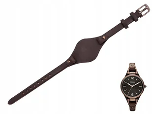 Pasek do zegarka Fossil Georgia ES3200 brązowy - Akcesoria do zegarków - miniaturka - grafika 1