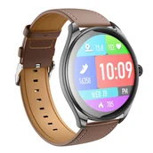 Smartwatch - Hoco HOCO smartwatch z funkcją rozmowy AMOLED Y22 czarny - miniaturka - grafika 1