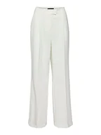 Spodnie damskie - VERO MODA Spodnie damskie Vmzelda Hr Wide Pant, Snow White, 40W / 32L - miniaturka - grafika 1