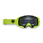 Gogle i okulary motocyklowe - Gogle Cross FOX Airspace Core Fluorescencyjny żółty - miniaturka - grafika 1