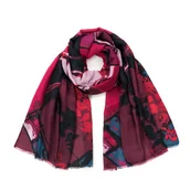 Apaszki i szaliki damskie - Art of Polo Szal Roślinny miszmasz - miniaturka - grafika 1