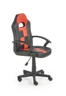 Fotele i krzesła biurowe - Fotel Biurowy Morts Czarny/Czerwony - miniaturka - grafika 1