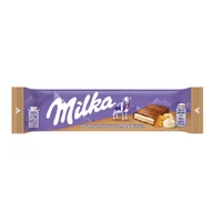 Ciastka - Milka Hazelnut&Biscuit Baton Z Nadzieniem Orzechowym I Herbatnikiem 46G - miniaturka - grafika 1