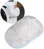 Pokrowce na ubrania - Pokrowiec do prania czapki z daszkiem siatka ochronna na zamek - miniaturka - grafika 1