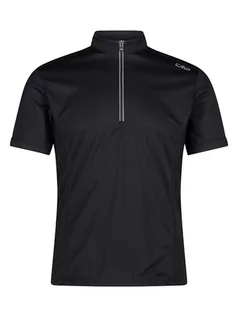 Koszulki sportowe męskie - CMP Koszulka funkcyjna w kolorze czarnym - grafika 1