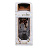 Szklanki - Zestaw prezentowy Harry Potter "Dziurawy kocioł": szklanka plus podstawka / Harry Potter Leaky Cauldron Glass and Coaster Set - miniaturka - grafika 1