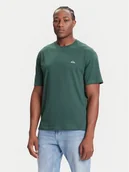 Koszulki męskie - Quiksilver T-Shirt Salt Water Ss EQYZT08204 Zielony Regular Fit - miniaturka - grafika 1