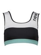 Bielizna sportowa damska - New Balance Biustonosz sportowy ze wzorem - miniaturka - grafika 1