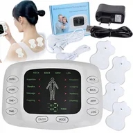 Masażery - ELEKTROSTYMULATOR mięśni nerwów masażer NA BÓLE 4 elektrody WIELE FUNKCJI - miniaturka - grafika 1