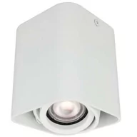 Lampy sufitowe - Light Prestige Spot LAMPA sufitowa MERANO LP-2790/1SM WH minimalistyczna OPRAWA natynkowa kostka biała LP-2790/1SM WH - miniaturka - grafika 1