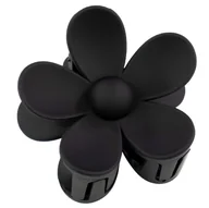 Ozdoby do włosów - SPINKA DO WŁOSÓW duża klamra matowa klamerka żabka szczęka KWIAT - miniaturka - grafika 1