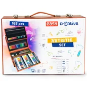 Zabawki kreatywne - EASY Zestaw artystyczny 168 elementów - miniaturka - grafika 1