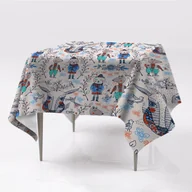 Obrusy i serwetki - Do mieszkania gładkie obrusy Zwierzęta dekoracja, Fabricsy, 150x150 cm - miniaturka - grafika 1