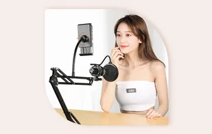 Mobilne studio nagrywania Remax CK100 Pro - Gimbale - miniaturka - grafika 2