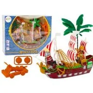 Samochody i pojazdy dla dzieci - Statek romański ze światłem i dźwiękiem Leantoys - miniaturka - grafika 1