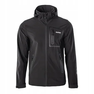 Kurtka męska Hi-Tec softshell z kapturem Nikolas r. L - Kurtki męskie - miniaturka - grafika 1