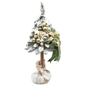 Choinki - Choinka na kołeczku ośnieżona dekorowana 65 cm Charlotte - miniaturka - grafika 1