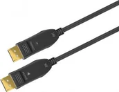 Kable światłowodowe - Kabel Goobay Kabel łączący światłowodowy DisplayPort 1.4 Hybrid, - Długość kabla 10 m - miniaturka - grafika 1