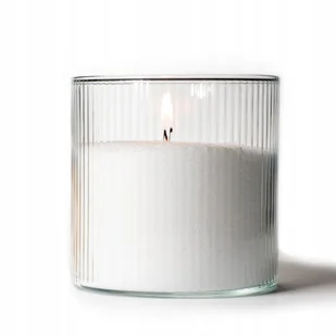 Świecznik lampion prążkowany do świec w proszku: promienia słońca - Świeczniki - miniaturka - grafika 1