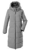 Płaszcze damskie - G.I.G.A. DX Kobiety Pikowany płaszcz/funkcjonalny płaszcz o puchowym wyglądzie z kapturem GW 17 WMN QLTD CT, grau, 40, 43345-000 - miniaturka - grafika 1