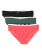 Herbata - Calvin Klein Majtki bikini damskie, Czarny/Herbata Berry/Ogród Topiary, XL - miniaturka - grafika 1