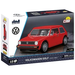 Klocki plastikowe COBI Cars 1974-83 Volkswagen Golf COBI-24613 - Klocki - miniaturka - grafika 1