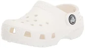 Buty dla dziewczynek - Crocs Unisex Classic Clog T drewniane buty dziecięce, biały, 23/24 EU - miniaturka - grafika 1