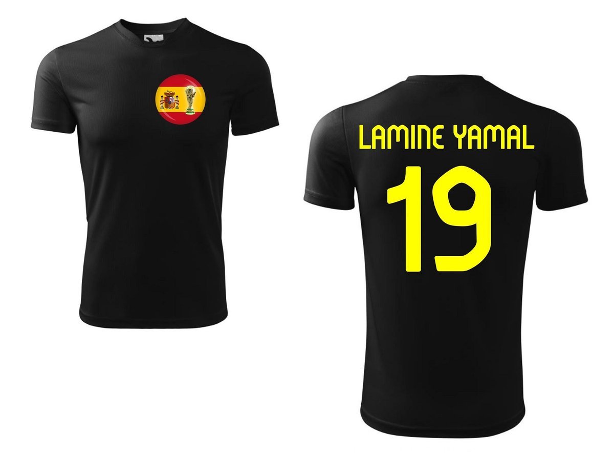 Treningowa Koszulka HISZPANIA LAMINE YAMAL 19 jr