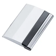Portfele - Elegancki Metalowy Wizytownik Dan Barmore Matte - miniaturka - grafika 1