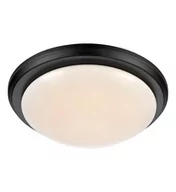 Lampy sufitowe - Markslojd Plafon LAMPA sufitowa ROTOR 107154 okrągła OPRAWA natynkowa LED 9W do łazienki IP44 czarna biała 107154 - miniaturka - grafika 1