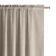 Zasłony - Room99 ZASŁONA WELUROWA CARRIE - BEŻOWA 140x280 TAŚMA 5908224060709 - miniaturka - grafika 1
