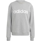 Bluzy narciarskie - Bluza damska adidas Essentials Linear French Terry - miniaturka - grafika 1