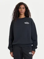 Bluzy damskie - New Balance Bluza WT53516 Czarny Relaxed Fit - miniaturka - grafika 1