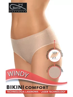 Majtki damskie - Figi Bikini Windy Comfort by Gatta Beige (Rozmiar S) - grafika 1