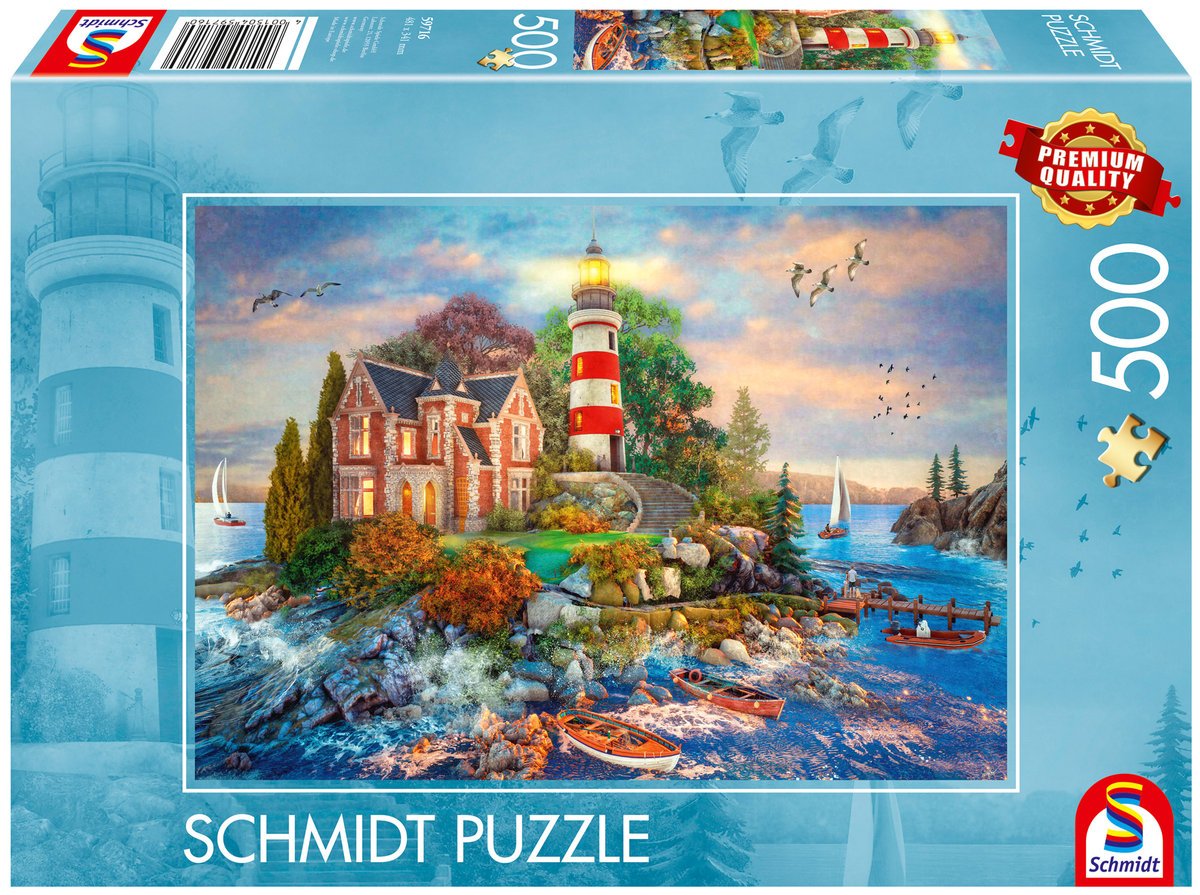 Schmidt, Puzzle PQ Latarnia morska, 500 el.