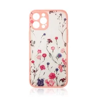 Etui i futerały do telefonów - Design Case etui do iPhone 12 Pro Max pokrowiec w kwiaty różowy - miniaturka - grafika 1