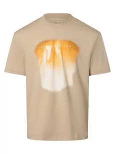 Tom Tailor Denim - T-shirt męski, beżowy - Koszulki męskie - miniaturka - grafika 1