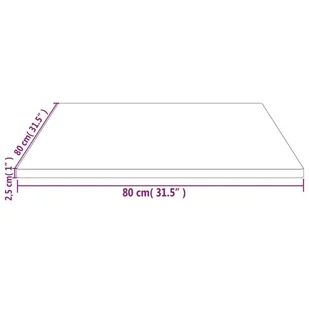 Blat stołu, 80x80x2,5 cm, lite drewno sosnowe, kwadratowy Lumarko! - Meble modułowe i akcesoria - miniaturka - grafika 8