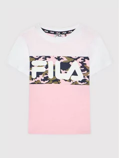 Koszulki dla chłopców - Fila T-Shirt Thea Aop 689074 Różowy Regular Fit - grafika 1