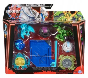 Zestaw FIGUREK Akcji Bakugan White Battle BIG PACK Special Attack VENTRI - Figurki dla dzieci - miniaturka - grafika 1