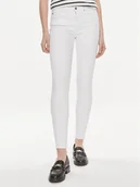 Spodnie damskie - Tommy Hilfiger Jeansy WW0WW41295 Biały Skinny Fit - miniaturka - grafika 1