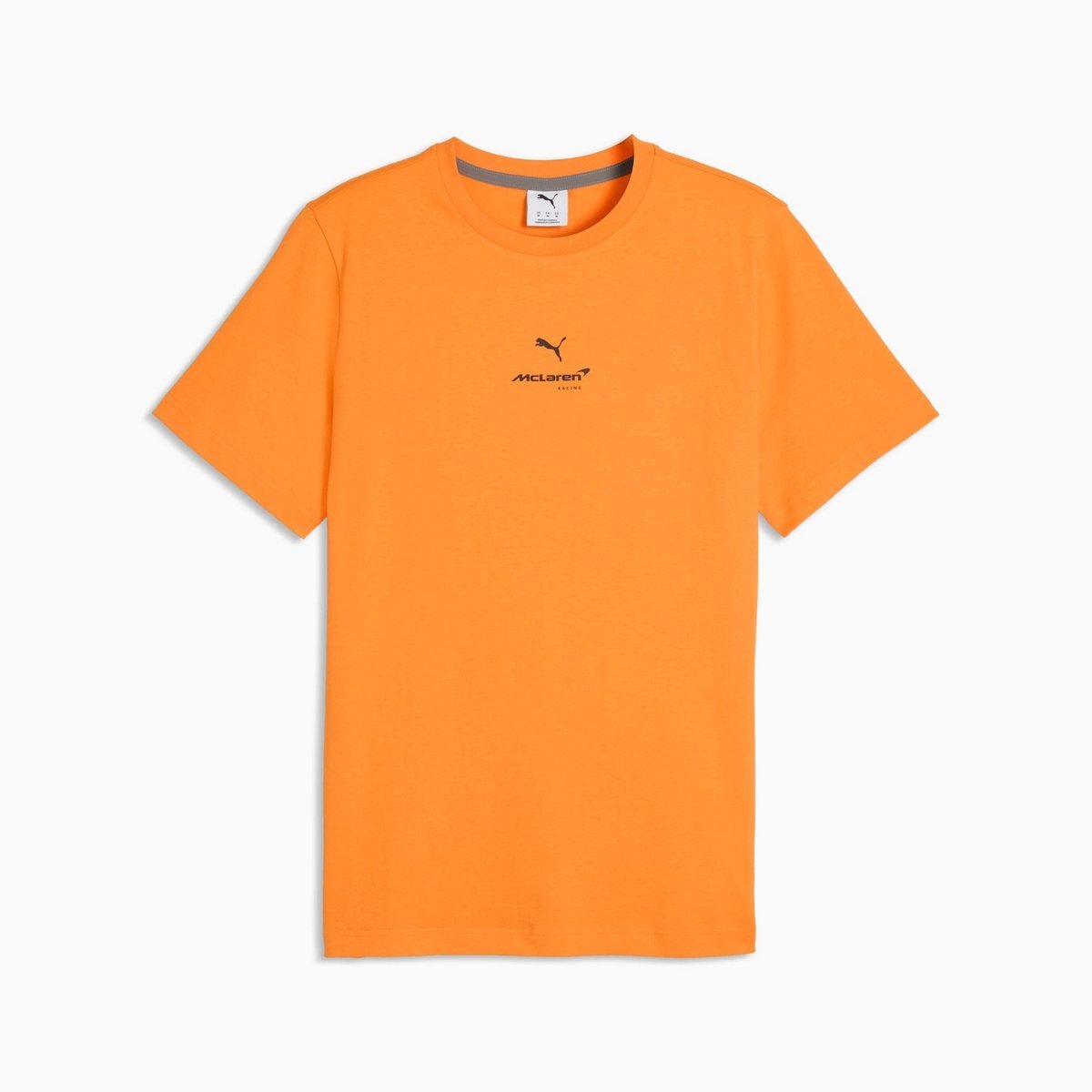 Koszulka męska Puma MCLAREN SMALL LOGO pomarańczowa 63744803 r L