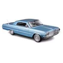 Model kompozytowy Chevrolet Impala 1964 1/24 niebieski Maisto - Samochody i pojazdy dla dzieci - miniaturka - grafika 1