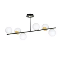 Lampy sufitowe - Emibig Floki lampa wisząca 6-punktowa czarna/złota 1022/6 1022/6 - miniaturka - grafika 1